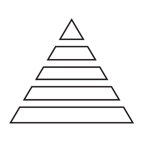 Pyramid Icon Illustration