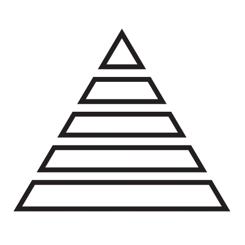 Pyramid Icon Illustration