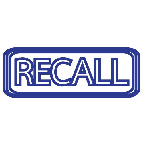 Recall stamp text 