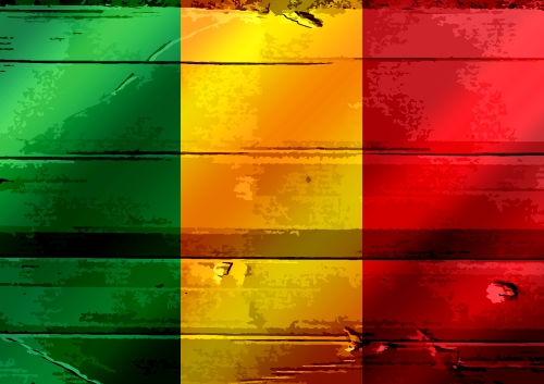 Republic of Mali flag themes idea design