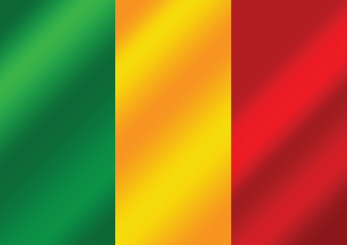 Republic of Mali flag themes idea design