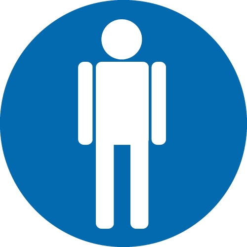 Restroom Symbol Male and Female  Icon