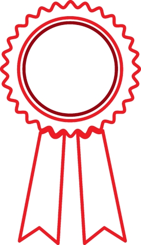 Ribbon icon sign symbol design