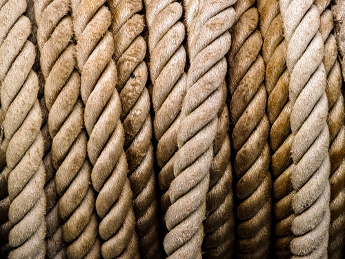 Rope closeup background