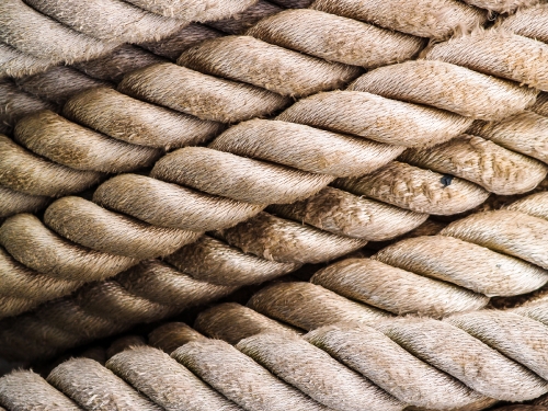 Rope closeup background