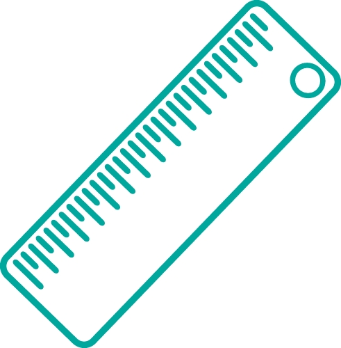 Ruler Icon Illustration sign design