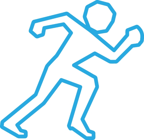running  man sport icon sign design