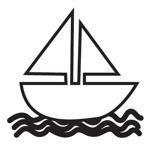 Sail boat icon 