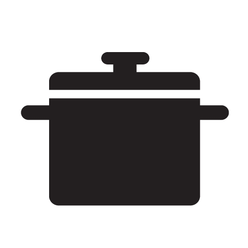 Saucepan icon, Kitchen pan icon