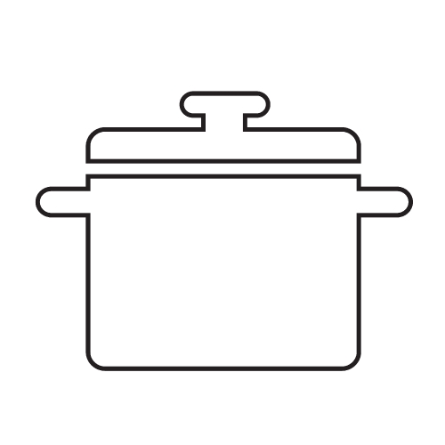 Saucepan icon, Kitchen pan icon