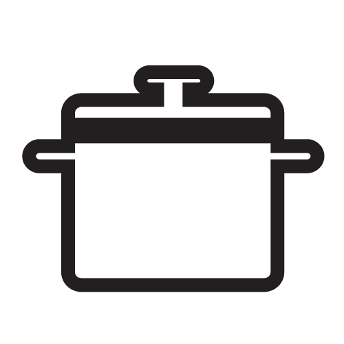Saucepan icon, Kitchen pan icon