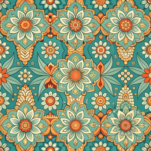 Seamless flat pattern background abstract wallpaper