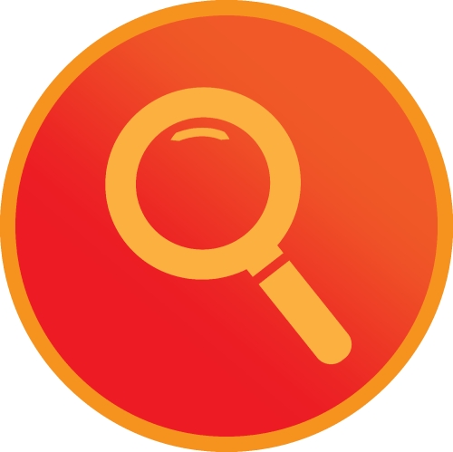 Search icon button sign design