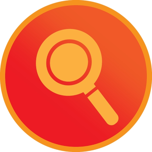 Search icon button sign design