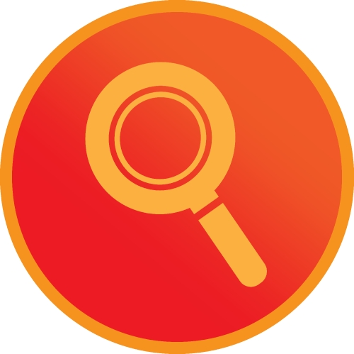 Search icon button sign design