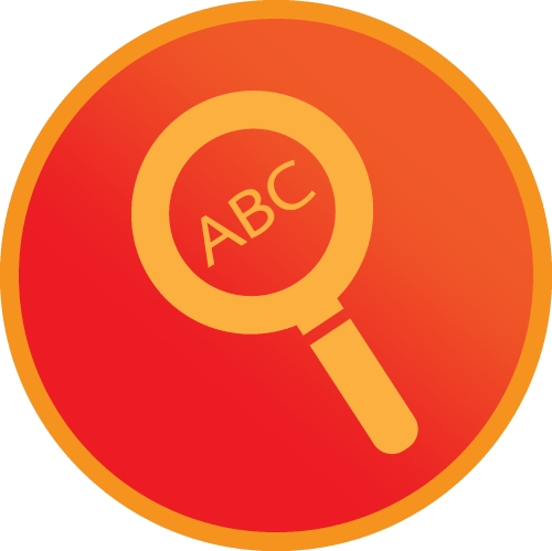 Search icon button sign design