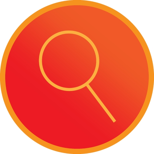 Search icon button sign design