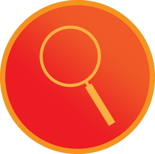 Search icon button sign design