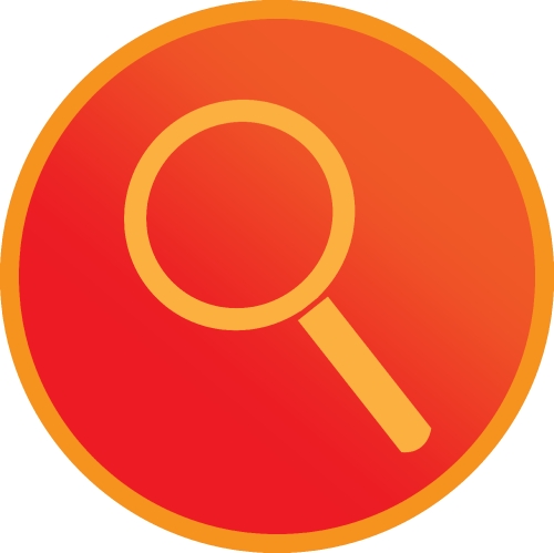 Search icon button sign design