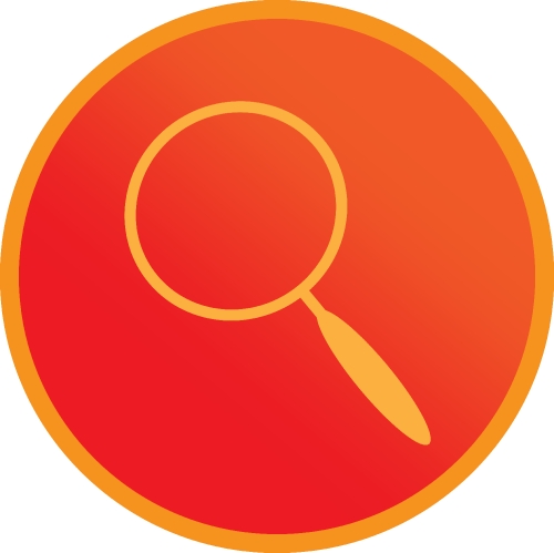 Search icon button sign design