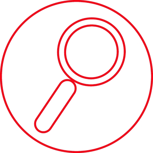 search icon find sign design