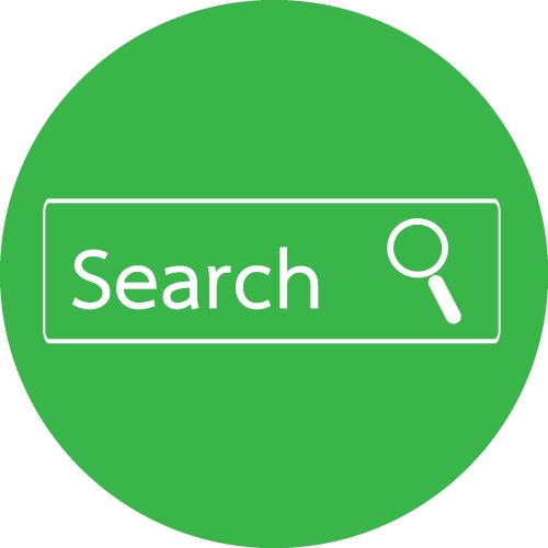 search icon find sign design