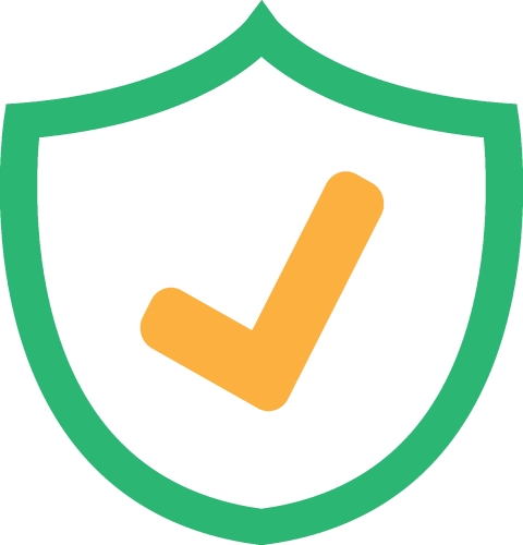 Security icon anti virus sign design