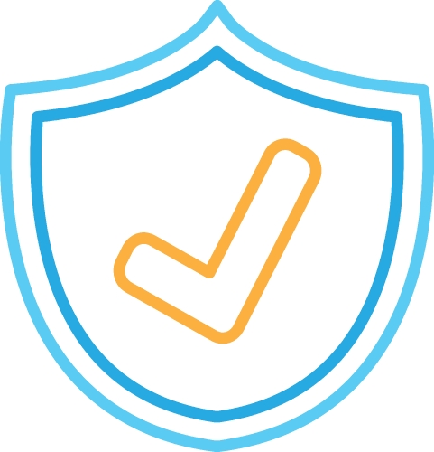 Security icon anti virus sign design