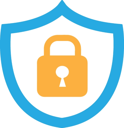 Security icon anti virus sign design