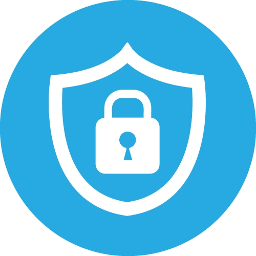 Security icon anti virus sign design