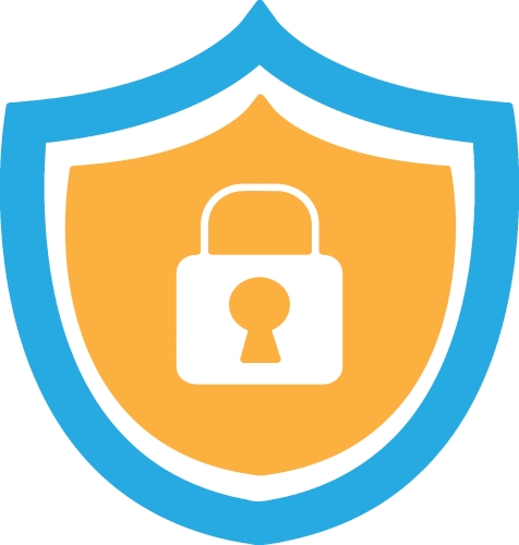Security icon anti virus sign design