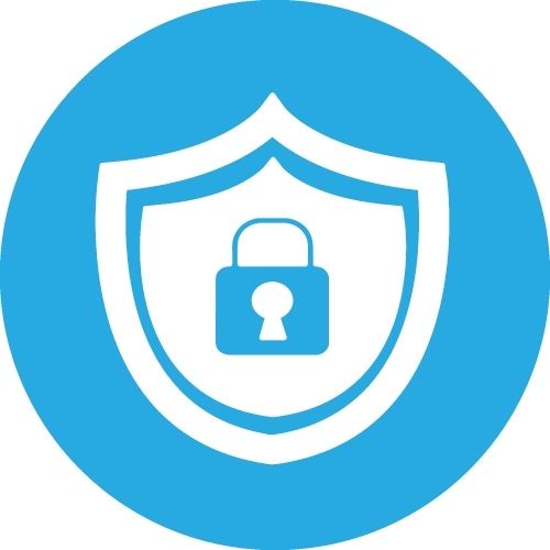 Security icon anti virus sign design