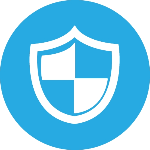 Security icon anti virus sign design