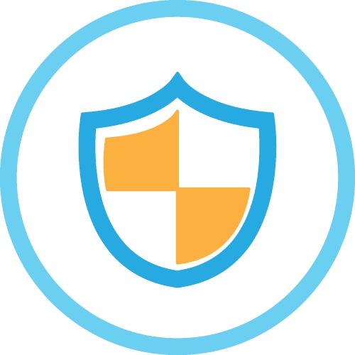 Security icon anti virus sign design