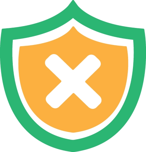 Security icon anti virus sign design