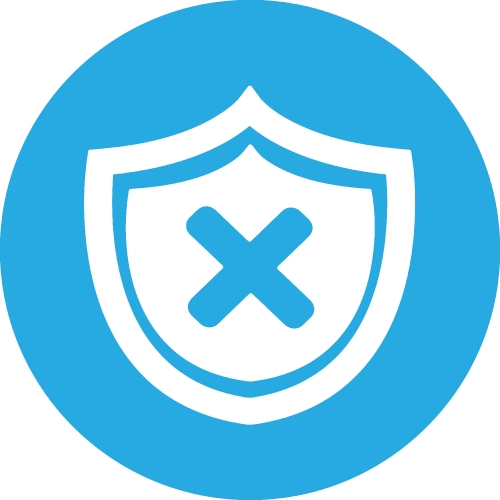 Security icon anti virus sign design