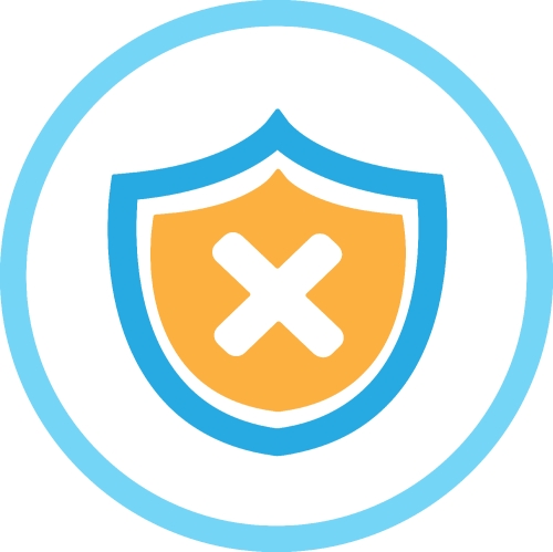 Security icon anti virus sign design