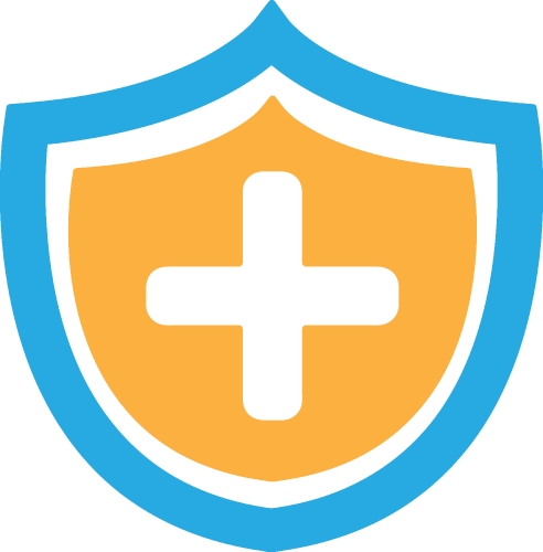 Security icon anti virus sign design