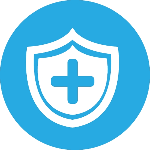 Security icon anti virus sign design