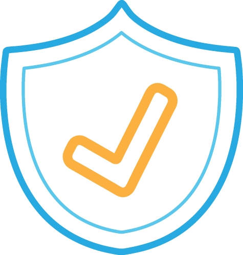 Security icon anti virus sign design