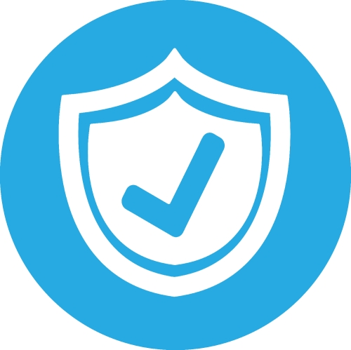 Security icon anti virus sign design