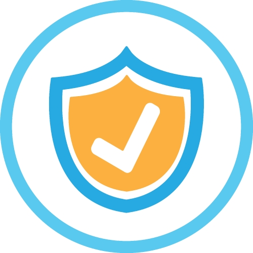 Security icon anti virus sign design