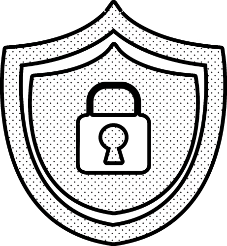 Security icon anti virus sign design
