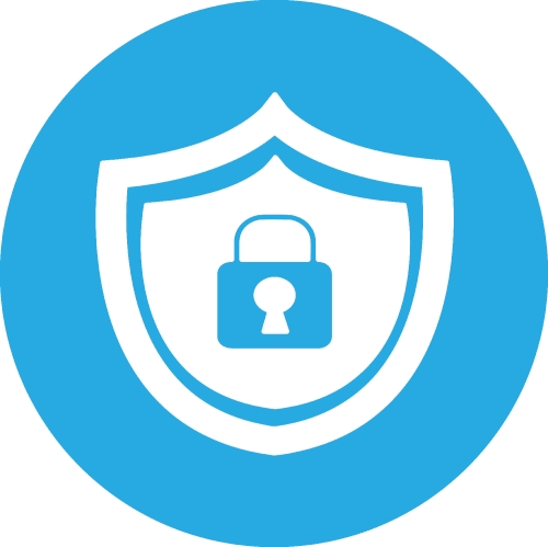 Security icon anti virus sign design