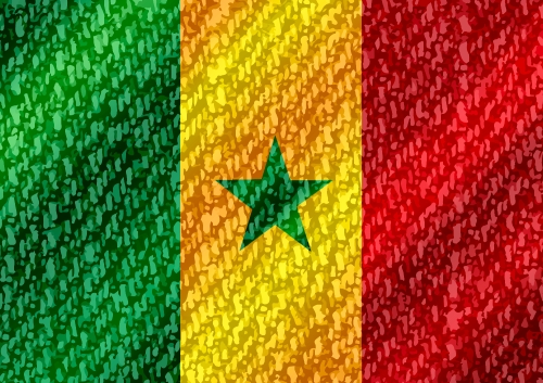 Senegal flag themes idea design