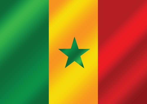 Senegal flag themes idea design