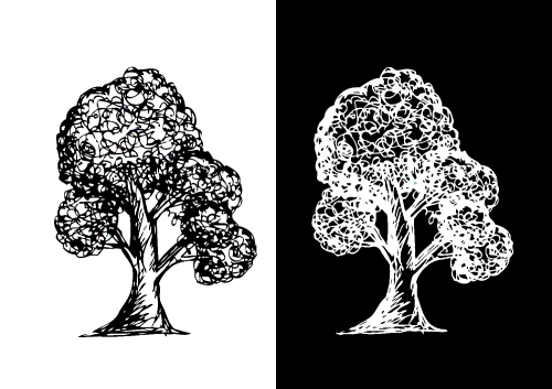 Set of trees with leaves