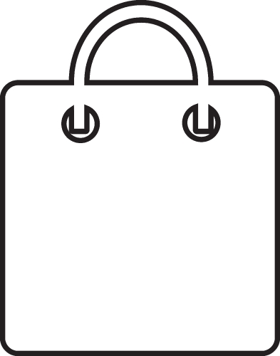 Shopping bag icon Sale package sign design