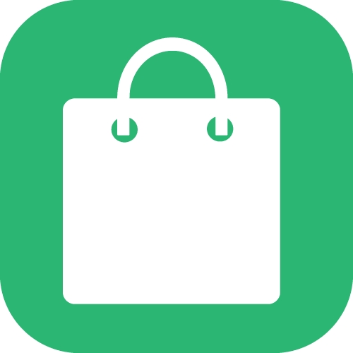 Shopping bag icon Sale package sign design