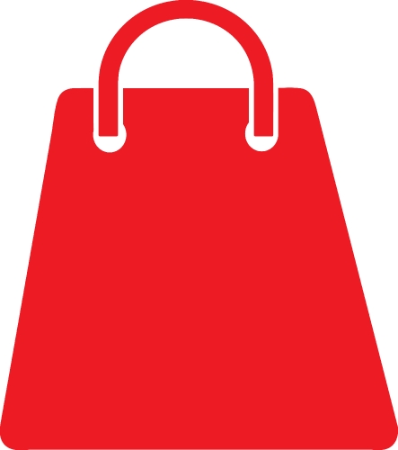 Shopping bag icon Sale package sign design